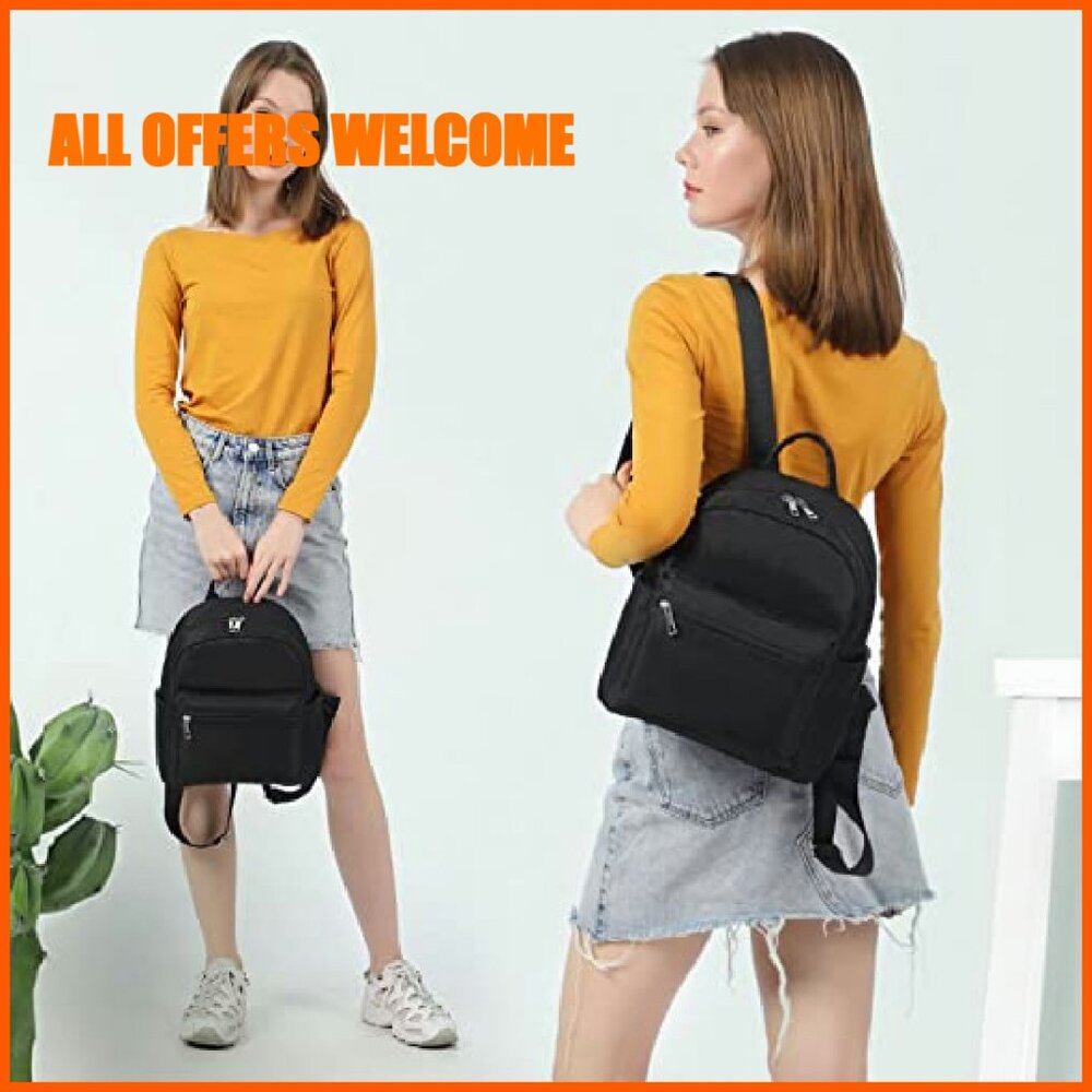 Waterproof Mini Backpack Lightweight Nylon Daily … - image 3